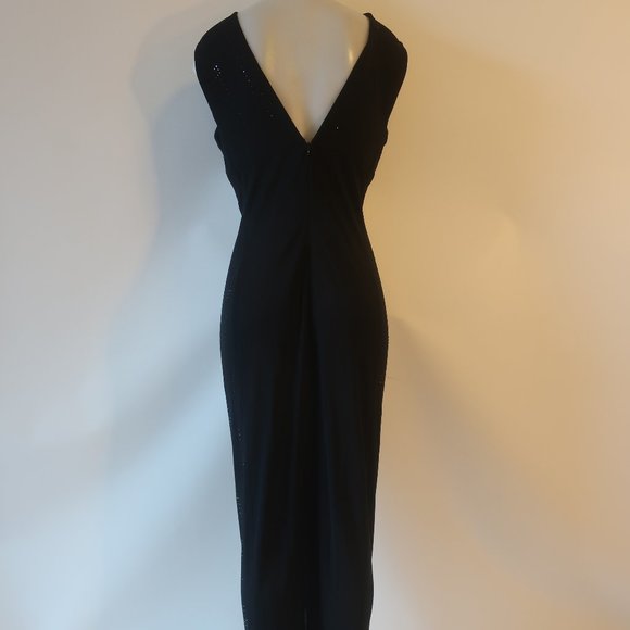 Womens Carla Westcott Black Sleeveless Maxi Evening Gown Dress 10 * - Picture 9 of 16